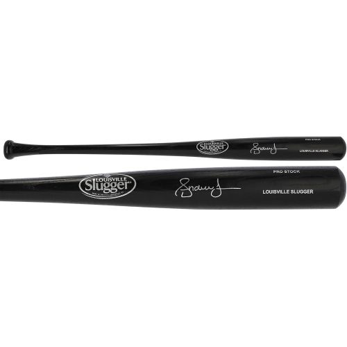  Sports Memorabilia Andruw Jones Atlanta Braves Autographed Louisville Slugger Black Bat - Autographed MLB Bats