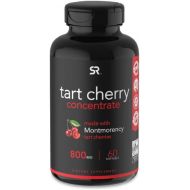 [아마존 핫딜] [아마존핫딜]Sports Research Tart Cherry Concentrate - Made from Organic Cherries; Non-GMO & Gluten Free (60 Liquid Softgels)