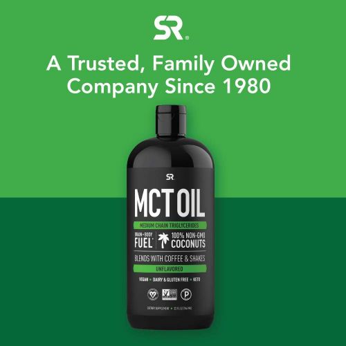  [아마존핫딜][아마존 핫딜] Sports Research Premium MCT Oil derived only from Non-GMO Coconuts - 32oz BPA Free Bottle | Great in Keto Coffee,Tea, Smoothies & Salad Dressings | Non-GMO Project Verified & Vegan Certified (Unfl