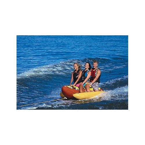  Sportsstuff Hot Dog 2 | 1-2 Rider Towable Tube for Boating