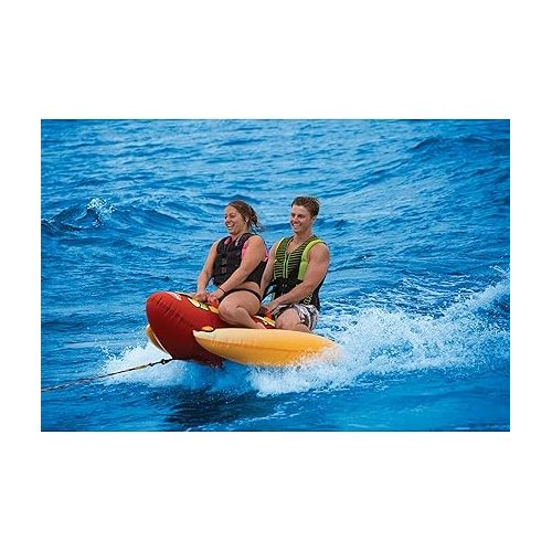  SportsStuff HOT DOG 3 Rider Towable Tube, red