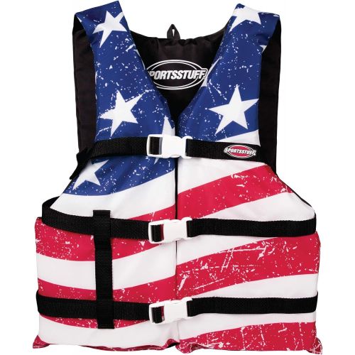  [아마존베스트]SportsStuff AIRHEAD STARS & STRIPES Vest