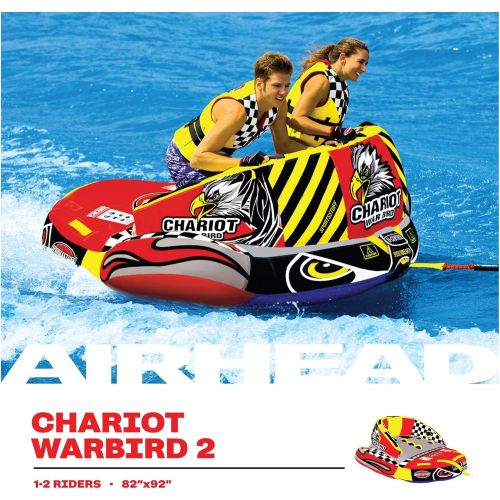  [아마존베스트]SportsStuff SPORTSSTUFF Chariot Warbird 2 Person Towable Tube