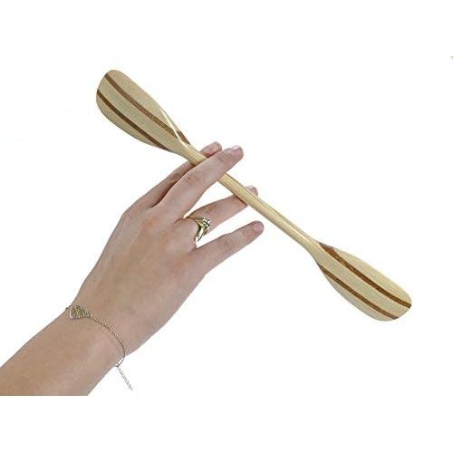  Sportseller MINI Natur Holz Kajak Kayak Paddel - 30cm Anty Stress Gaget Geschenk Preiss