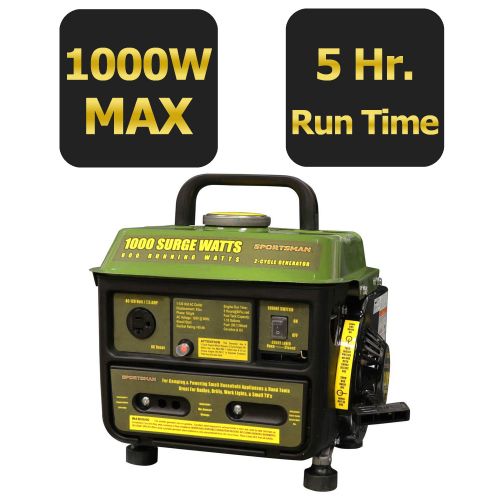  Sportsman Series Sportsmans Series 1000-Watt 2-Cycle Generator