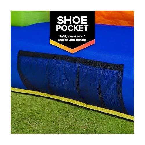  Sportspower My First Jump N' Play Bounce House with Slide with Blower