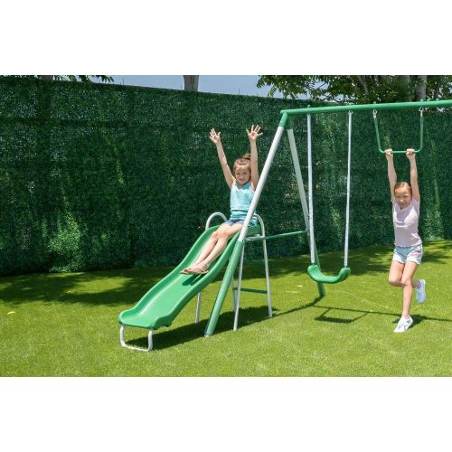  Sportspower Super First Metal Swing and Slide Set