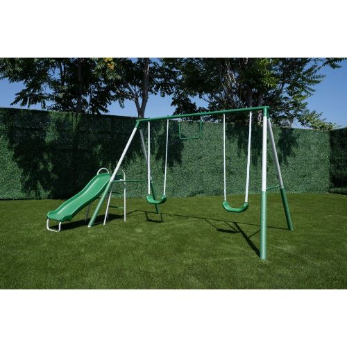  Sportspower Super First Metal Swing and Slide Set