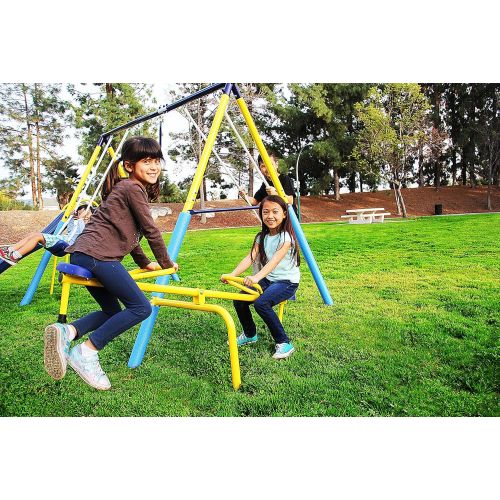  Sportspower Super First Metal Swing and Slide Set