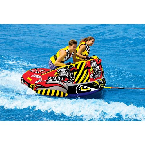  SPORTSSTUFF 53-1780 Chariot Warbird 2 Double Rider Towable Inflatable Water Tube