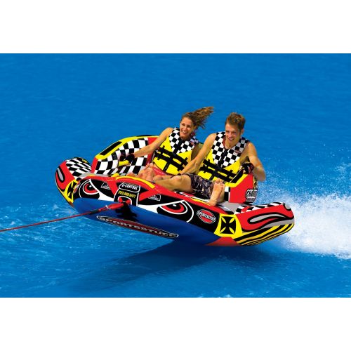  SPORTSSTUFF 53-1780 Chariot Warbird 2 Double Rider Towable Inflatable Water Tube