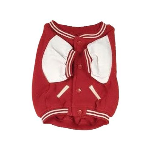  Sporty K9 Ohio State Varsity Dog Jacket, XX-Small