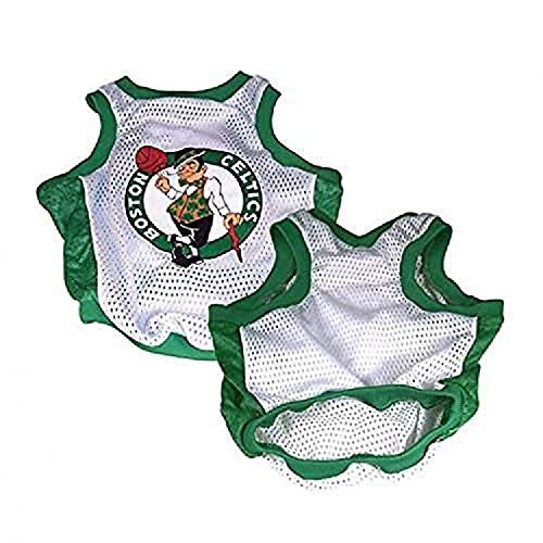  Sporty K9 Boston Celtics Basketball Dog Jersey