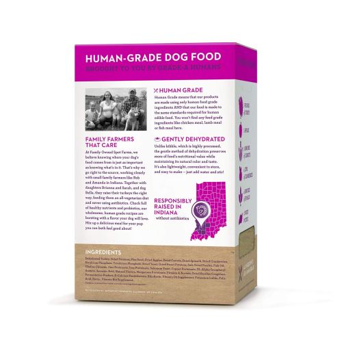  Spot Farms Human Grade Dog Food, Natural Dehydrated Dog Food