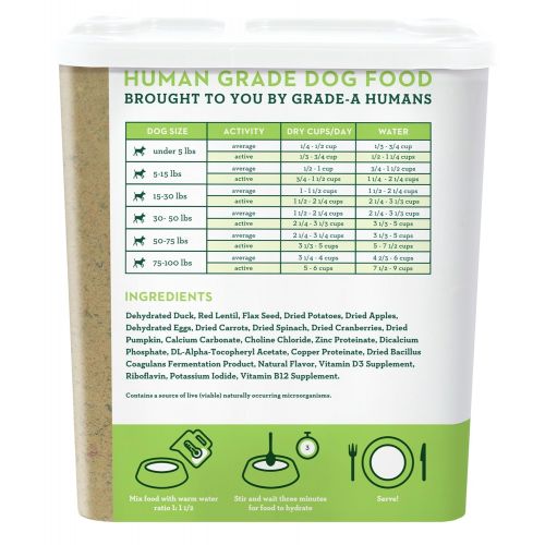  Spot Farms Human Grade Dog Food, Natural Dehydrated Dog Food