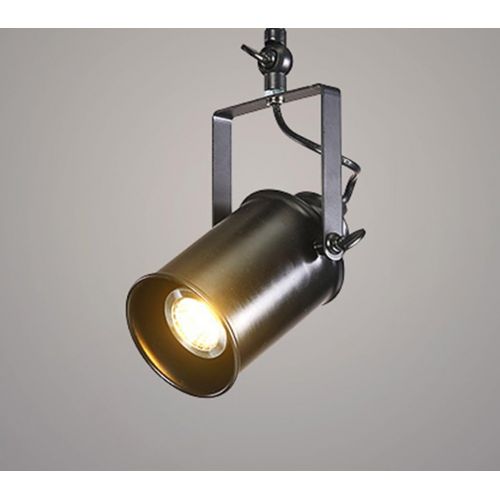  PM Track Lighting MGSD Spotlight, Retro Creative Personality Of The Industrial Clothing Store Restaurant Bar Guide Rail LED Lights Spotlights Maximum 40W Energy A + A+