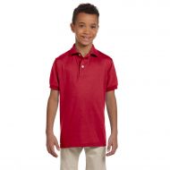 Spotshield Boys True Red Jersey Polo