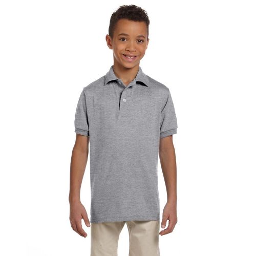  Spotshield Boys Jersey Polo Oxford