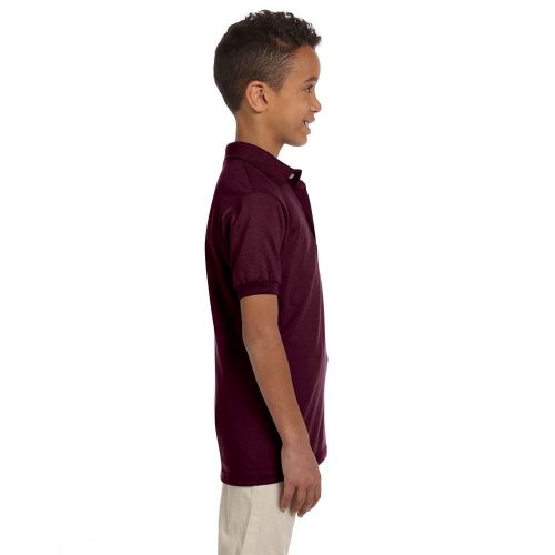  Spotshield Boys Maroon Jersey Polo