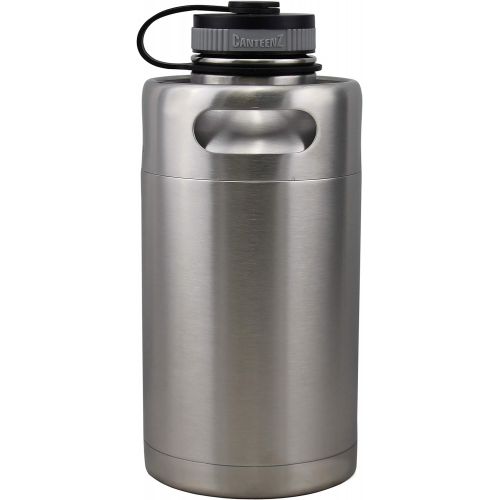  Spotted Dog Company Insulated Beer Growler 64oz Keg (Stainless Steel)