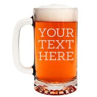 [아마존베스트]Spotted Dog Company Personalized Etched Custom Message 16oz Glass Beer Mug