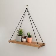 /SpringMeadowCo Rope shelves for plants | Hanging rope shelf | Succulent shelf | Rope shelf for bathroom | Floating shelves | Wood shelves | Swing shelf