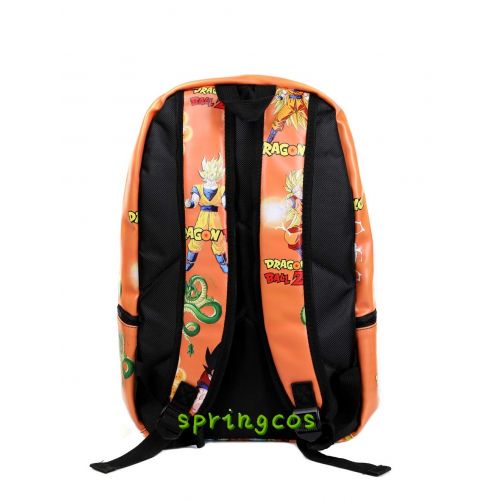 Springcos Backpacks for Dragon Ball Cosplay PU leather
