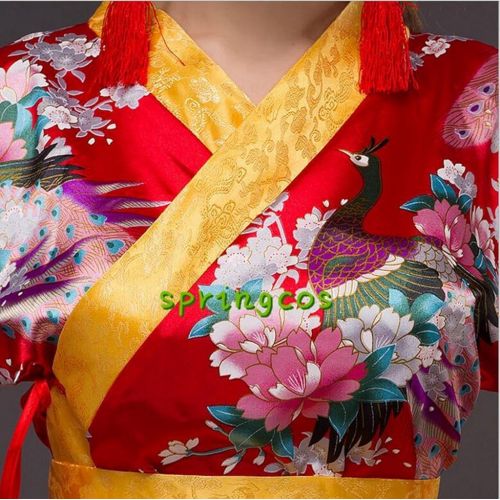  Springcos springcos Chinese Costumes Hanfu Peacock Women Halloween Fancy Party Dress