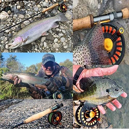  [아마존베스트]MAXIMUMCATCH Tail Fly Reel Large Arbor CNC Machined Aluminium Teflon Disc Alloy Body Fly Fishing Reel in 5/6 7/8wt