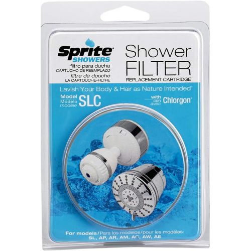  Sprite Slim-Line (SLC) Shower Filter Replacement Cartridge, Blue