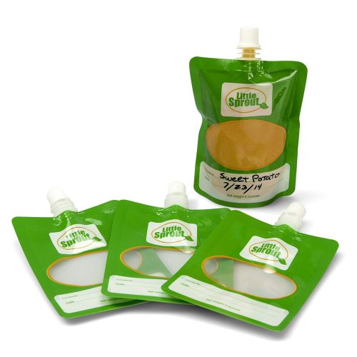  [아마존베스트]Sprout Cups Baby Food Maker Fill Station - Makes 4 Squeeze Babyfood Pouches at a time