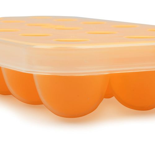  [아마존베스트]Sprout Cups Silicone Baby Food Storage Tray (2 Pack) - Pop Out 1oz Portion Silicone Freezer Tray - Non Toxic,...