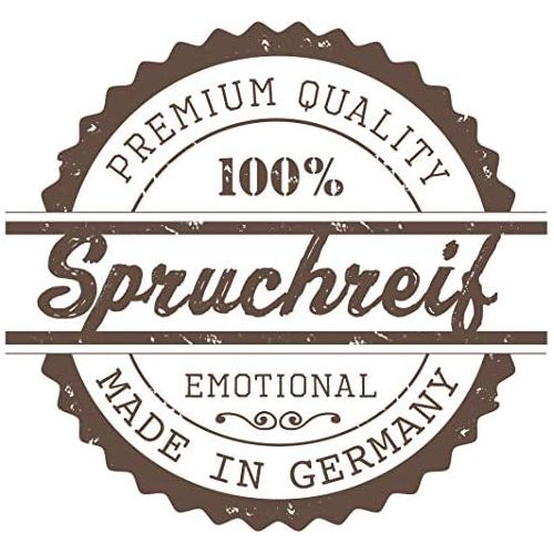  [아마존베스트]Spruchreif PREMIUM QUALITAET 100% EMOTIONAL Breakfast board made of wood, wooden board with engraving, wooden board with heart cut-out, gift for grandpa, gift ideas for grandpa, gif