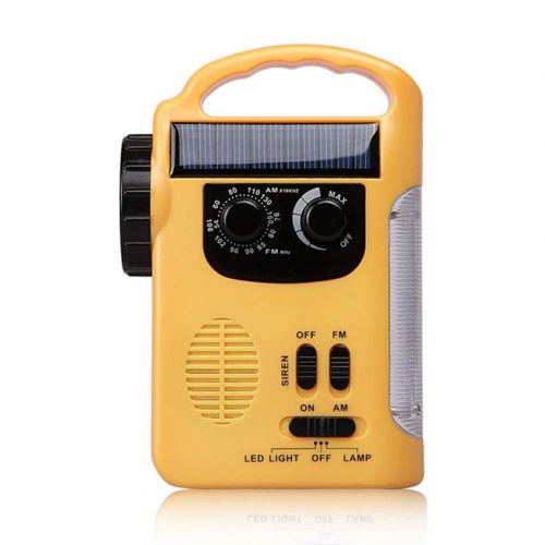  Sptblanche sptblanche Outdoor Emergency Hand Crank Radio,Multi-Functional 4-Way Powered LED Camping Lantern Flashlight with AMFM Radio Cell Phone Charger Emergency