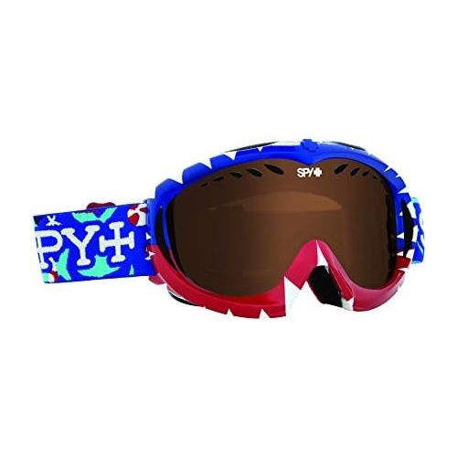 [아마존베스트]Spy Optic Targa Mini Snow Goggles, Party Sharks Frame, Bronze Lens