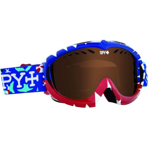  [아마존베스트]Spy Optic Targa Mini Snow Goggles, Party Sharks Frame, Bronze Lens