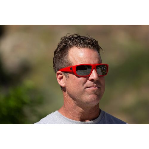  Spy Optic MC3 Sunglasses, Updated Classic Wrap, HD+ Lens, 25th Anniversary Style, Grilamid Lightweight Frame