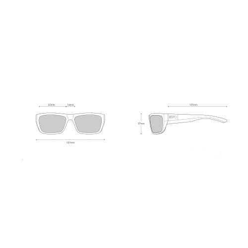  Spy Optic Dega Wrap Sunglasses