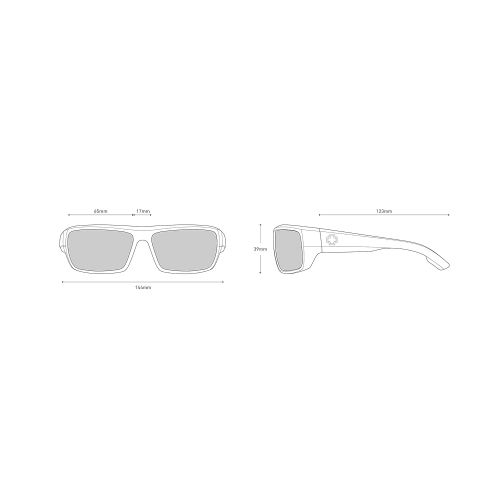  Spy Optic Bounty 673017242094 Flat Sunglasses