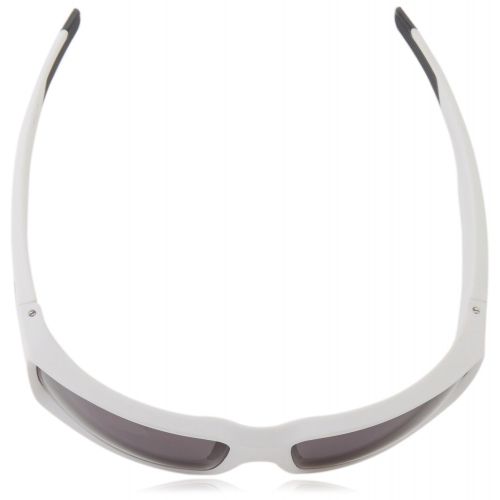  Spy Optics General Matte White - Grey Wrap Sunglasses