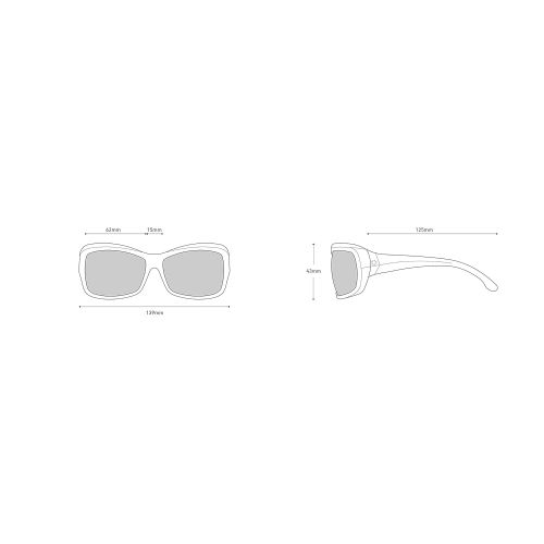  Spy Optic Farrah Flat Sunglasses