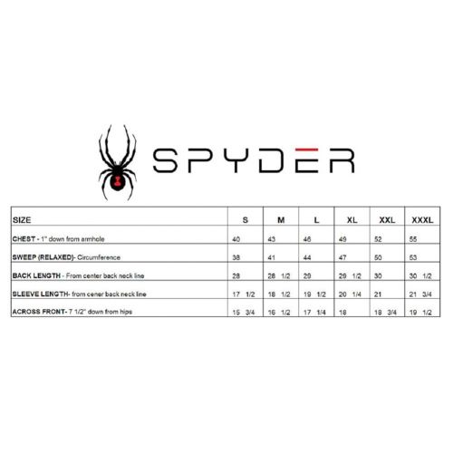  Spyder Mens Hydro Stretch Swim T-Shirt - Quick Dry Short Sleeve Rash Guard Tee