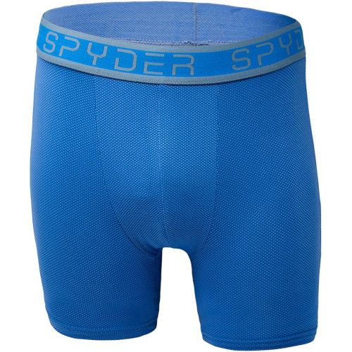  Spyder Performance Mesh Mens Boxer Briefs Sports Underwear 3 Pack for Men