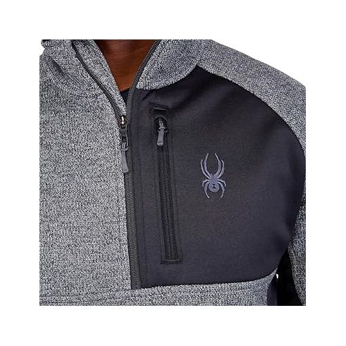  Spyder Men's Half Zip Sweater Gait Knit Pullover Jacket