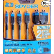 Stinger 10pc Assorted Woodboring Spade Bit Set