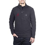 Spyder Mens Transport Quarter Zip Premium Fleece Gameday Pullover