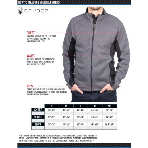  Spyder Mens Constant Full Zip Sweater Gameday Jacket