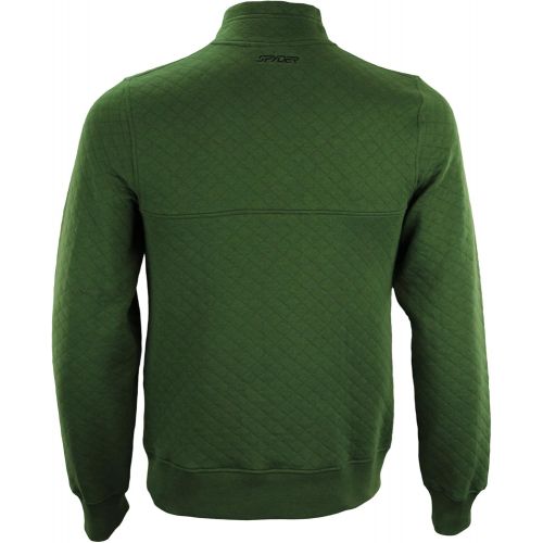  Spyder Mens Quilted Pullover Fleece Sweater, Color Variation