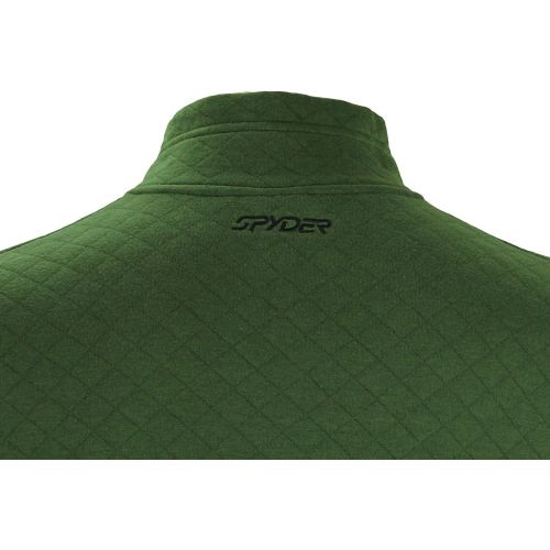  Spyder Mens Quilted Pullover Fleece Sweater, Color Variation