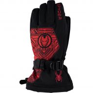 Spyder Active Sports Boys Marvel Overweb Ski Glove, Black/Ironman, Small